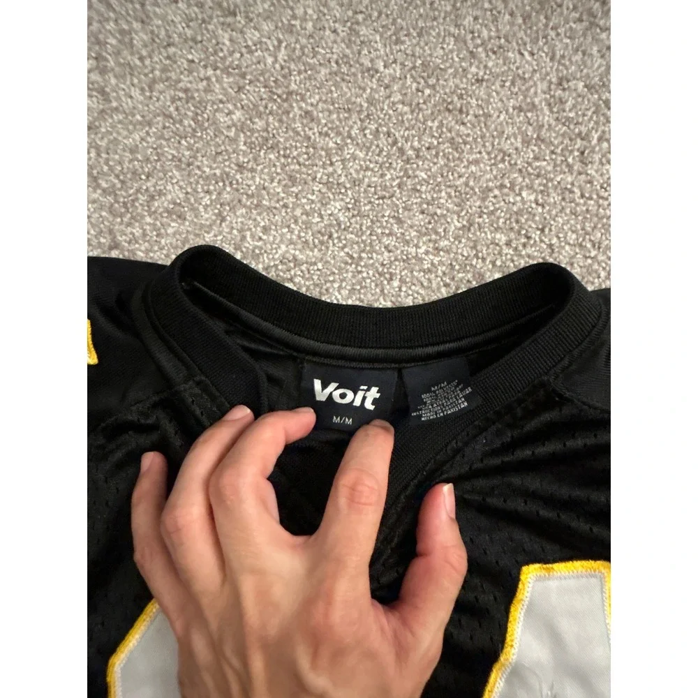 Voit Football Jersey Mens Medium Black Yellow‎ #34 Excellent Mesh Athletic Shirt